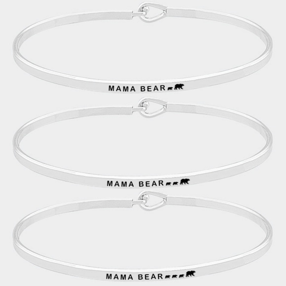 Bracelets bangles thin dainty inspirtional message - Picture 2 of 3